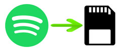 Spotify音楽をSDカードに保存